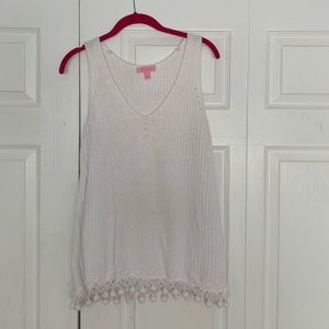White Lilly Pulitzer tank